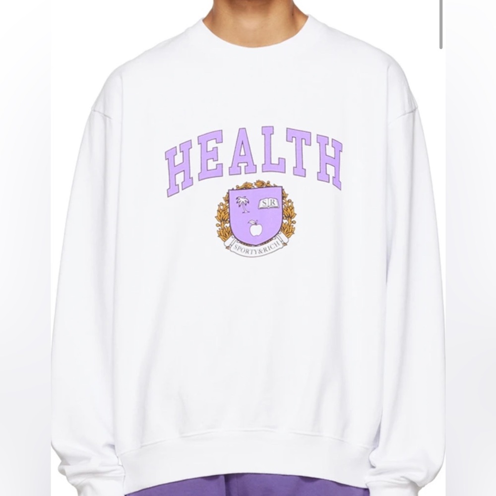 Sporty & Rich Diana Health Crewneck Small